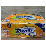 Orange Top Paper Towels, 15 Rolls