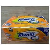 Orange Top Towels, 15 Mega Rolls