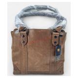 Frye Tan Leather Tote Bag With Dust Bag