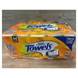 Orange Top Towels, 15 Mega Rolls