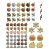 Shatterproof Ornament Collection, 76 Pieces