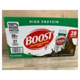Boost Nutritional Drink, Rich Chocolate, 28 Bottle