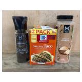 Taco Seasoning, Pepper, and Onion