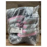 Gray and Pink Winter Boots