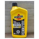 Pennzoil Full Synthetic Motor Oil 5W-20