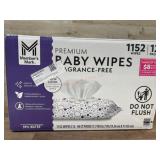 Fragrance-Free Baby Wipes, 1152 Wipes