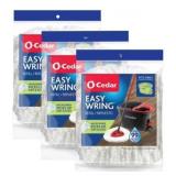O-Cedar Microfiber EasyWring Mop Refills, 3 Ct