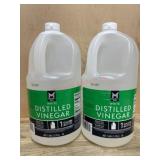 Two Distilled White Vinegar Bottles