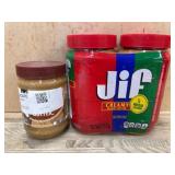 Jif Creamy Peanut Butter Containers