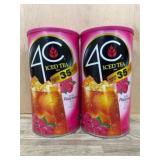 4C Raspberry Iced Tea Mix Containers