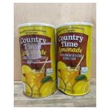 Country Time Lemonade Drink Mix Containers