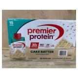 Premier Protein Cake Batter Shakes, 15 Pack