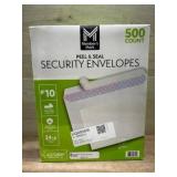 500 Count #10 Security Envelopes