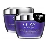 Olay Ultimate Night Moisturizer, 2 Pack