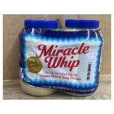 Miracle Whip Original Creamy Dressing, 2 Pack