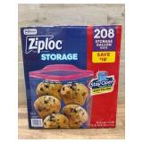 Ziploc Storage Bags, 208 Count