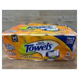 Orange Top Towels, 15 Mega Rolls