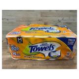 Orange Top Towels, 15 Mega Rolls