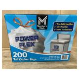 200 Tall Kitchen Drawstring Trash Bags