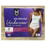 Womenï¿½s Total Protection Underwear, 96 Count