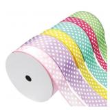 Premium Ribbon 6-Pack, Polka Dot Collection