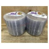 Two Packs of 6.25-Inch Plastic Plates