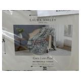 Laura Ashley Coco Luxe Plush Throw Blanket