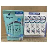 Degree Deodorant and Crest Toothpaste Pack