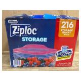 Ziploc Quart Storage Bags, 216 Count