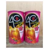 4C Iced Tea Mix Raspberry Flavor, 2-Pack