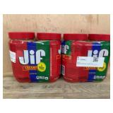 Jif Creamy Peanut Butter Jars