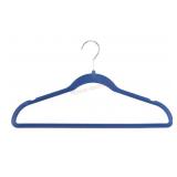 50-Pack Navy Velvet Adult Hangers