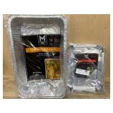 Aluminum Steam Table Pans with Lids Set