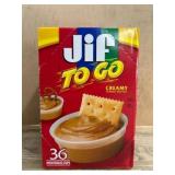 Jif To Go Creamy Peanut Butter Pack