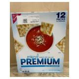 Nabisco Premium Saltine Crackers, 12 Packs