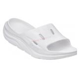 White Slide Sandals M8/W10