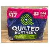 Quilted Northern Toilet Paper, 32 Rolls