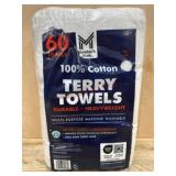 Pack of 60 Cotton Terry Towels