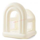 Cream Indoor Double Arch Bounce House