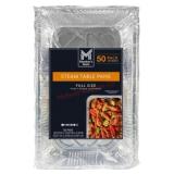 50-Pack Full-Size Aluminum Steam Pans