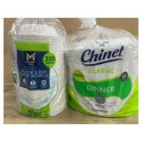 Chinet and Snack & Dip Paper Bowls