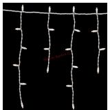Warm White LED Icicle Lights, 300 Count