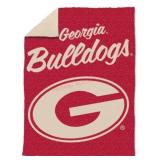 Georgia Bulldogs Luxe Throw Blanket