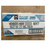 Pure Cane Sugar Packets, Box of 2000