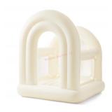 Cream Indoor Double Arch Bounce House