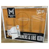 Translucent Plastic Containers with Lids