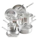 KitchenAid 3-Ply Base 11-Piece Cookware Set
