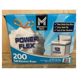 200 Tall Kitchen Trash Bags with Drawstring