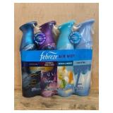 Febreze Air Mist Variety Pack, 4 Bottles