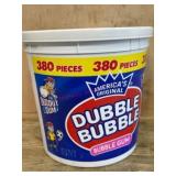 Tub of Dubble Bubble Bubble Gum, 380 Pieces
